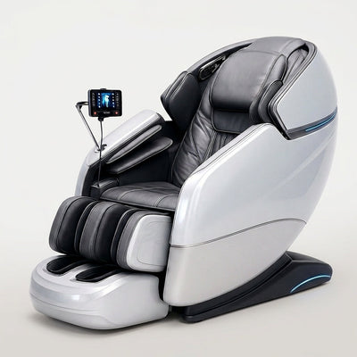 Massage Chair Designed for Premium Relaxation, AI-Powered Technology, Leather Upholstery, Touchscreen Control