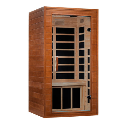 Dynamic Avila 1-2 Person Low EMF FAR Infrared Sauna | Canadian Hemlock