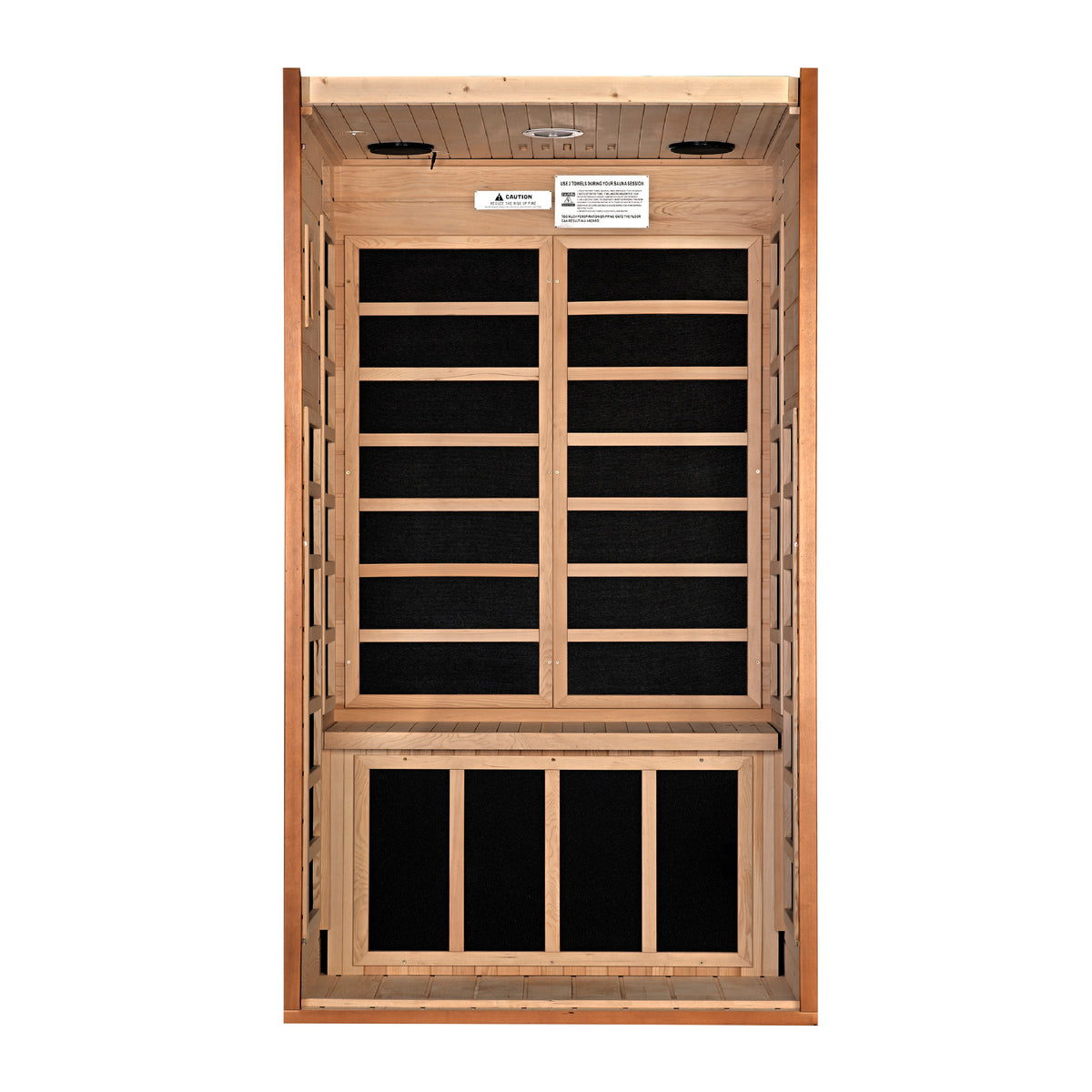 Dynamic Avila 1-2 Person Low EMF FAR Infrared Sauna | Canadian Hemlock