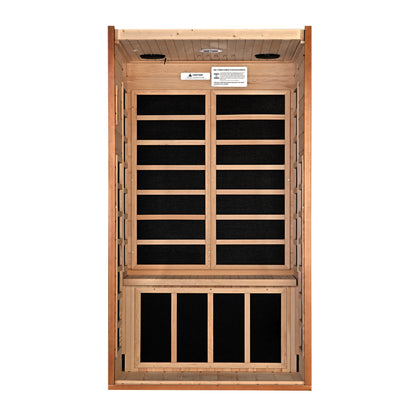 Dynamic Avila 1-2 Person Low EMF FAR Infrared Sauna | Canadian Hemlock