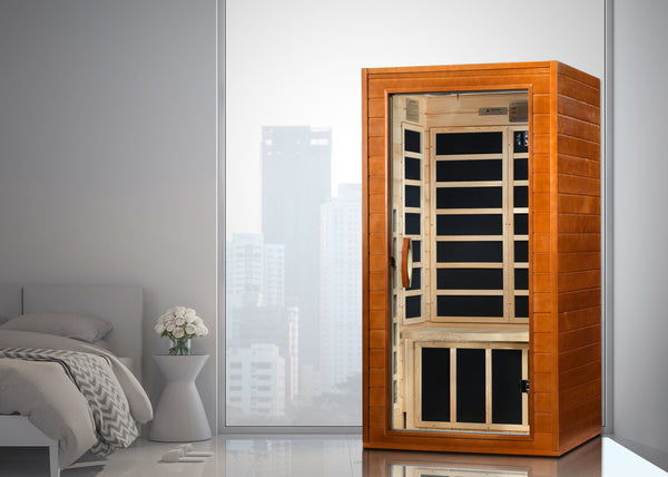 Dynamic Avila 1-2 Person Low EMF FAR Infrared Sauna | Canadian Hemlock