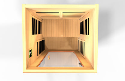 Dynamic Avila 1-2 Person Low EMF FAR Infrared Sauna | Canadian Hemlock