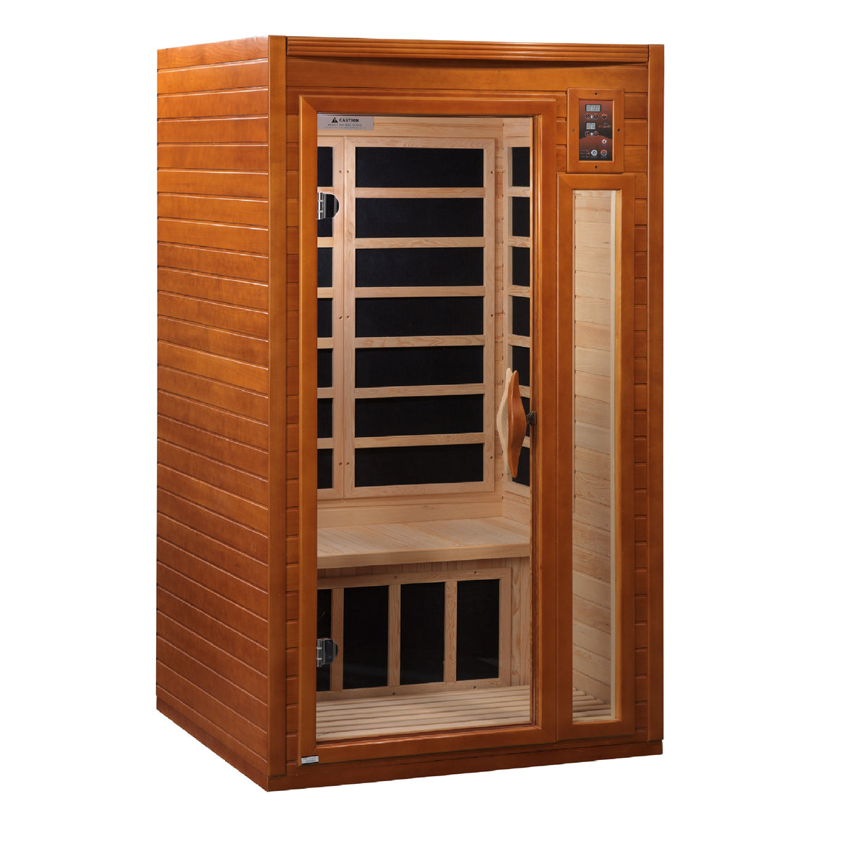 Dynamic Barcelona 1-2 Person Low EMF FAR Infrared Sauna | Canadian Hemlock