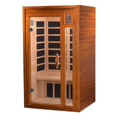 Dynamic Barcelona 1-2 Person Low EMF FAR Infrared Sauna | Canadian Hemlock