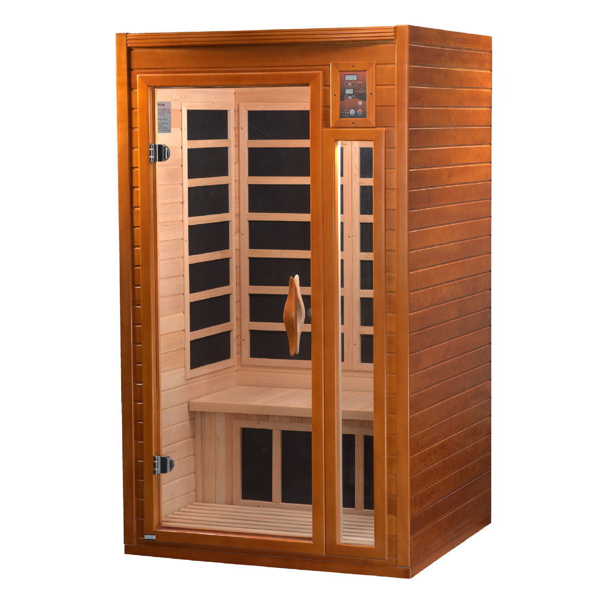 Dynamic Barcelona 1-2 Person Low EMF FAR Infrared Sauna | Canadian Hemlock