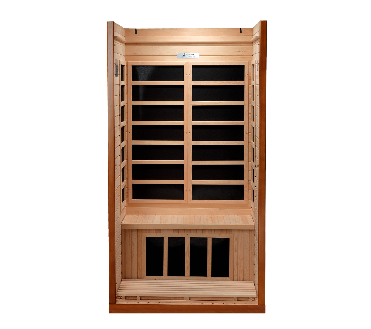 Dynamic Barcelona 1-2 Person Low EMF FAR Infrared Sauna | Canadian Hemlock