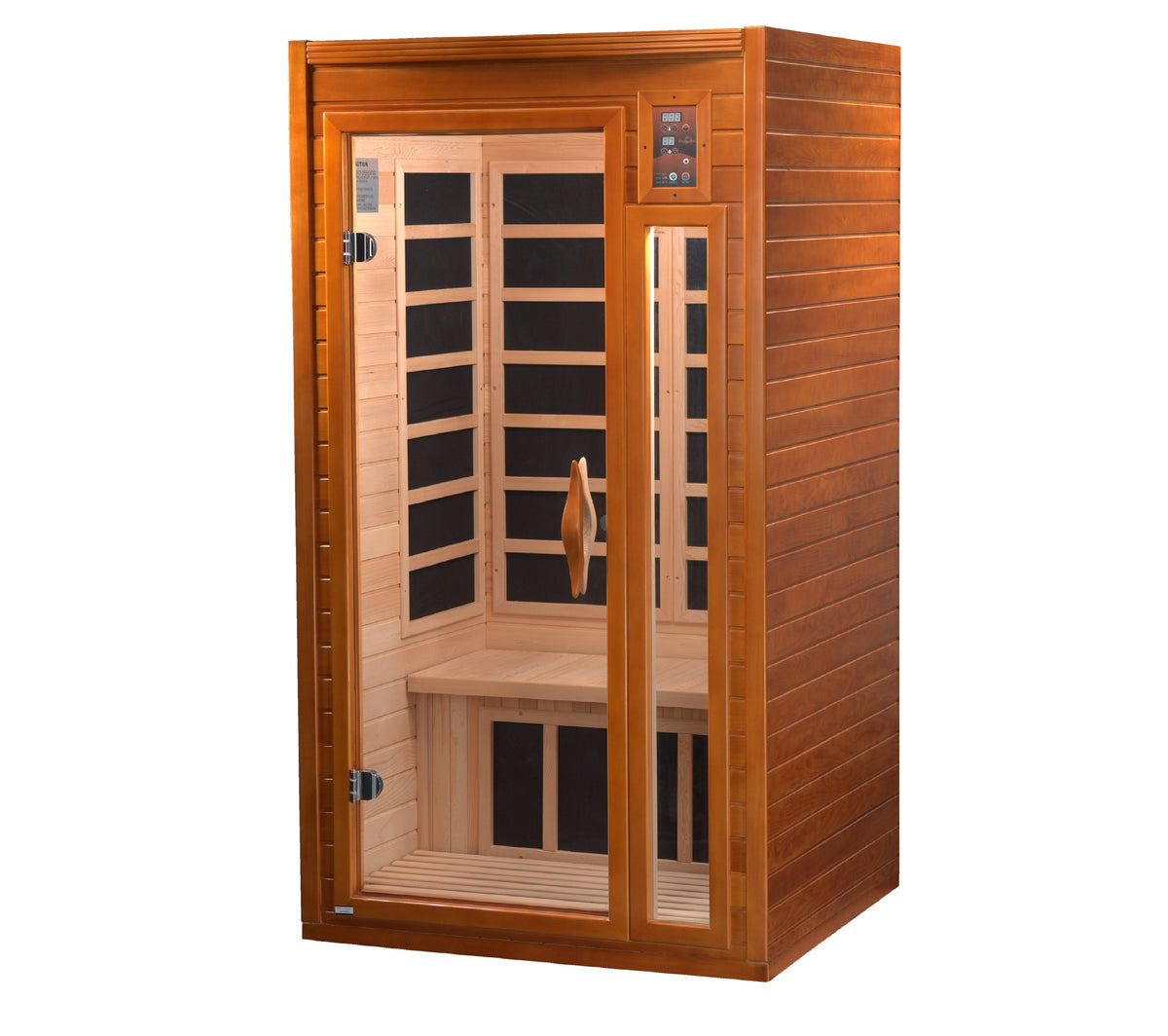 Dynamic Barcelona 1-2 Person Low EMF FAR Infrared Sauna | Canadian Hemlock