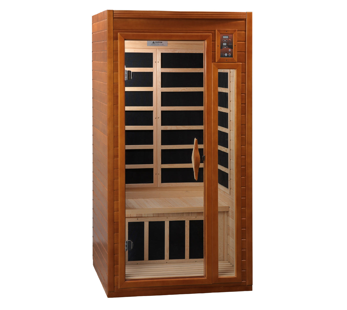 Dynamic Barcelona 1-2 Person Low EMF FAR Infrared Sauna | Canadian Hemlock