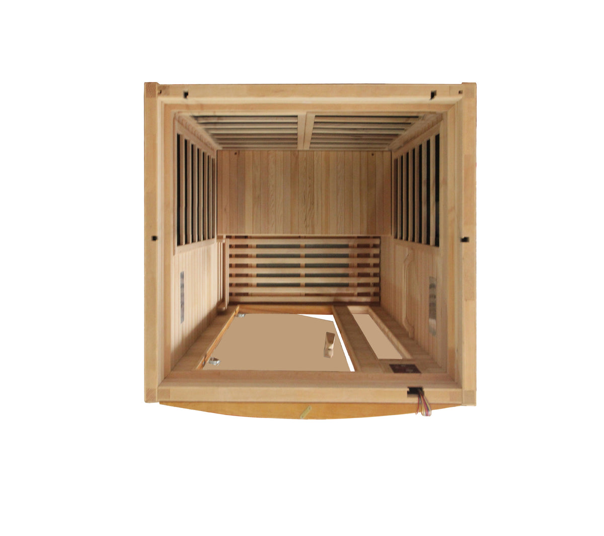 Dynamic Barcelona 1-2 Person Low EMF FAR Infrared Sauna | Canadian Hemlock