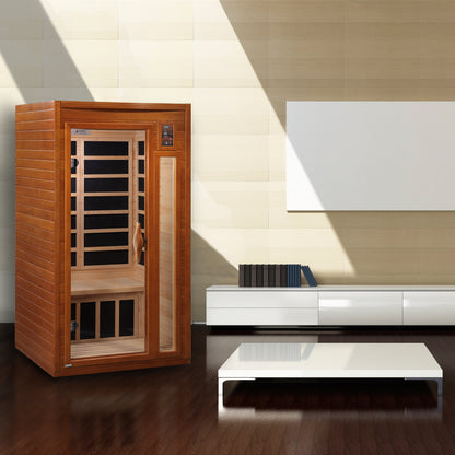 Dynamic Barcelona 1-2 Person Low EMF FAR Infrared Sauna | Canadian Hemlock