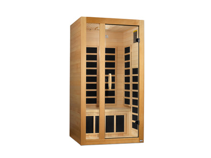 Dynamic Gracia 1-2 Person Low EMF FAR Infrared Sauna | Canadian Hemlock