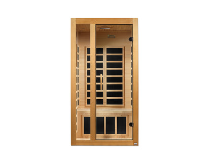 Dynamic Gracia 1-2 Person Low EMF FAR Infrared Sauna | Canadian Hemlock