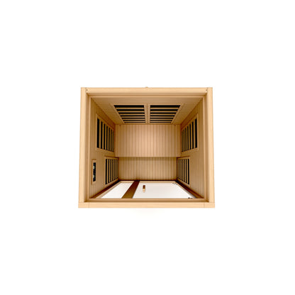 Dynamic Gracia 1-2 Person Low EMF FAR Infrared Sauna | Canadian Hemlock