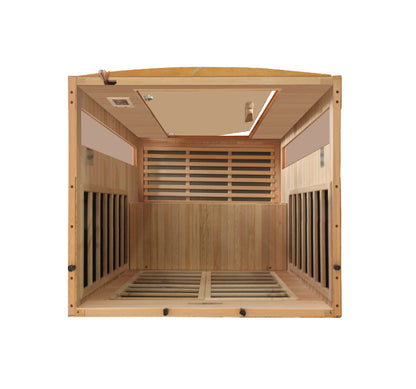 Dynamic Versailles 2 Person Low EMF FAR Infrared Sauna | Canadian Hemlock