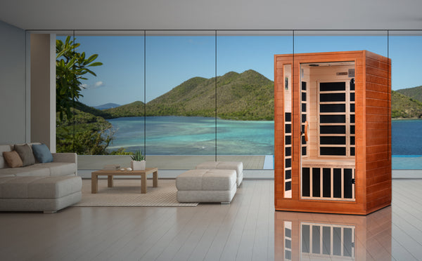 Dynamic Cordoba Elite 2-person Ultra Low EMF FAR Infrared Sauna | Canadian Hemlock