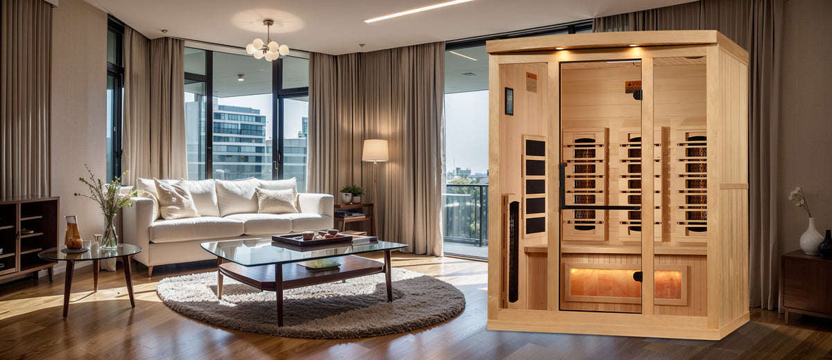 Golden Designs 3-Person Full Spectrum Near Zero EMF Infrared Sauna