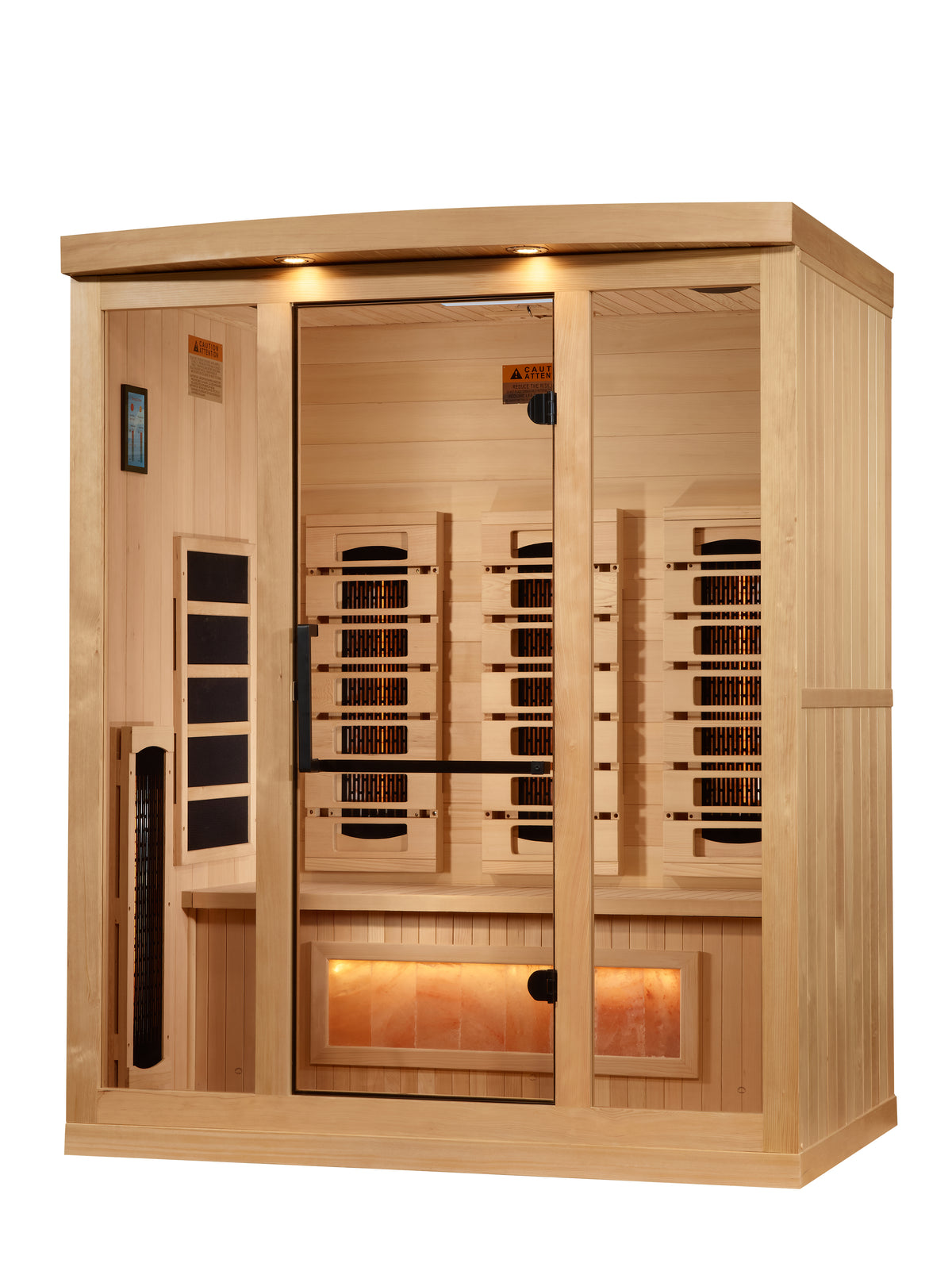Golden Designs 3-Person Full Spectrum Near Zero EMF Infrared Sauna