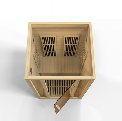 Maxxus Seattle 2-Person Low EMF FAR Infrared Sauna (Canadian Hemlock)