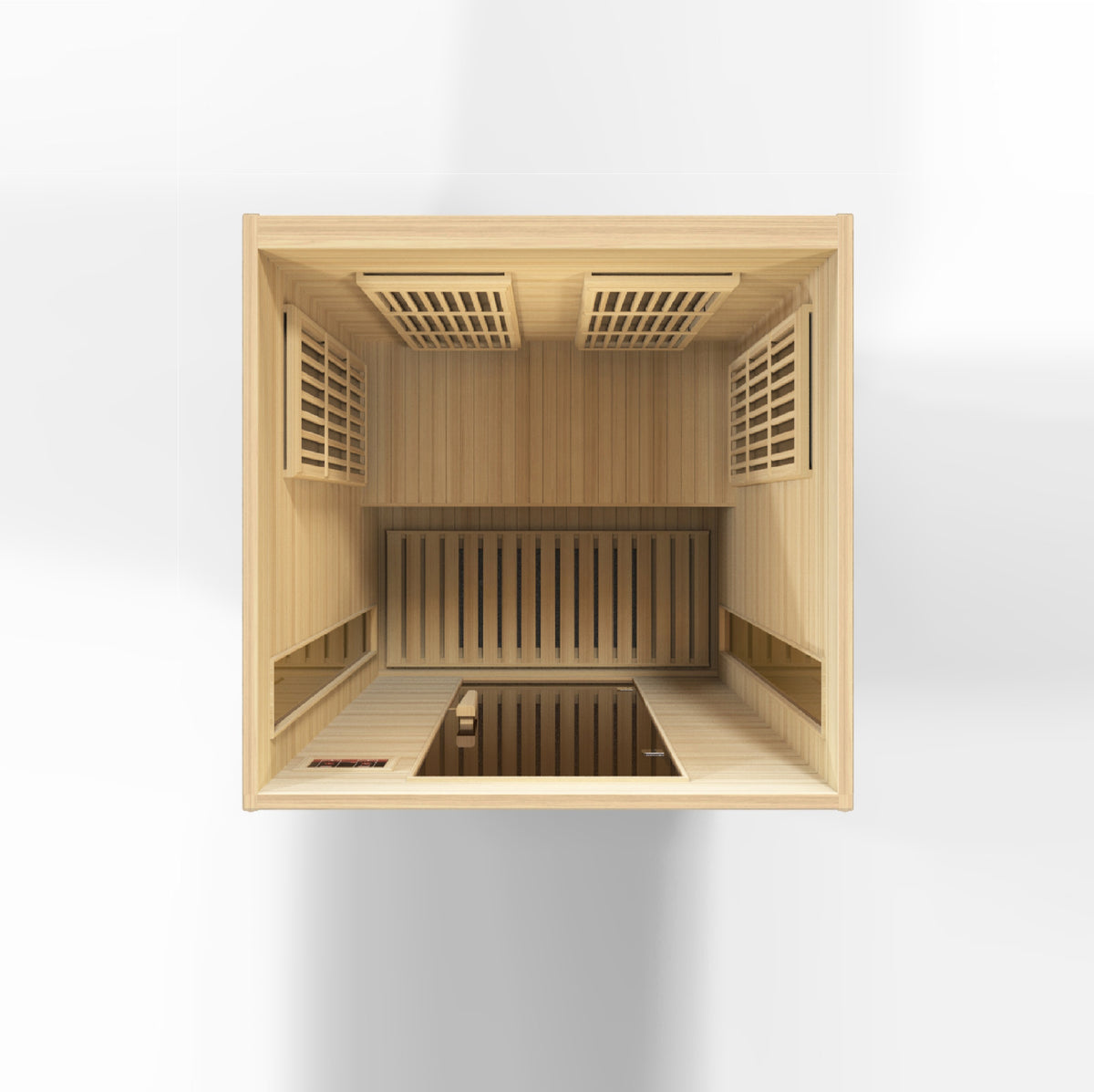 Maxxus 2-Person Low EMF FAR Infrared Sauna | Canadian Hemlock