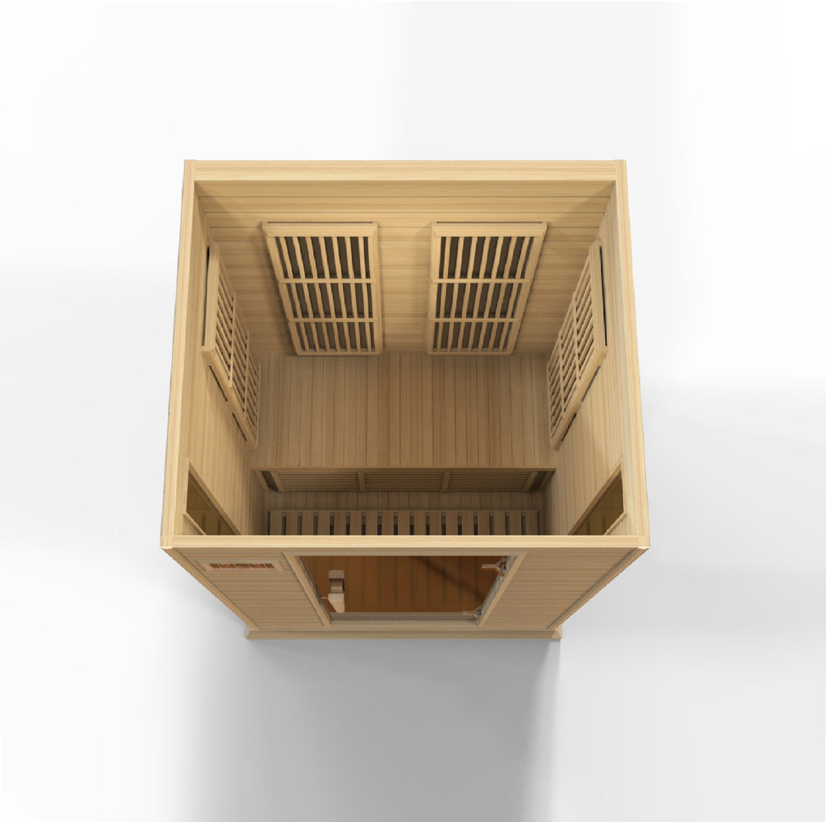 Maxxus 2-Person Low EMF FAR Infrared Sauna | Canadian Hemlock