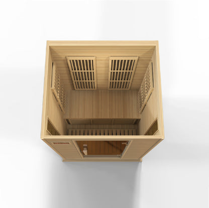 Maxxus 2-Person Low EMF FAR Infrared Sauna | Canadian Hemlock
