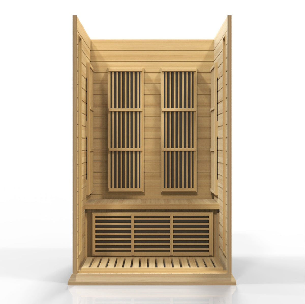 Maxxus 2-Person Low EMF FAR Infrared Sauna | Canadian Hemlock