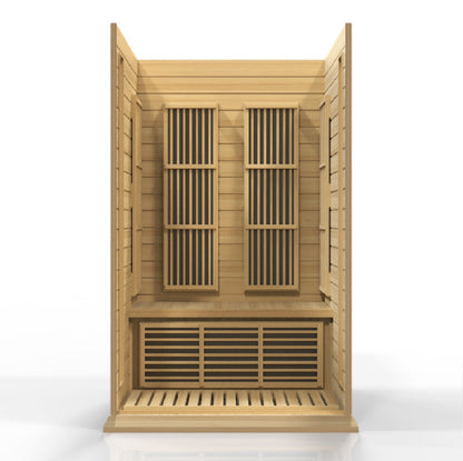 Maxxus 2-Person Low EMF FAR Infrared Sauna | Canadian Hemlock