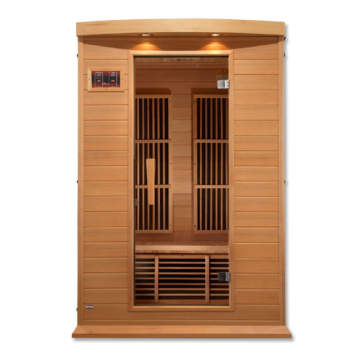 Maxxus 2-Person Low EMF FAR Infrared Sauna | Canadian Hemlock