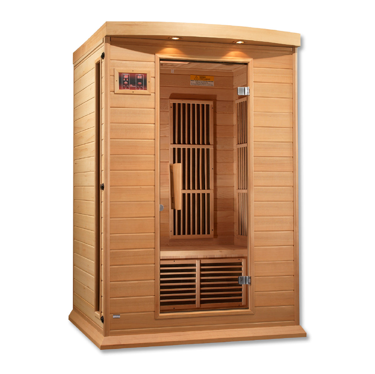 Maxxus 2-Person Low EMF FAR Infrared Sauna | Canadian Hemlock
