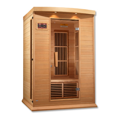 Maxxus 2-Person Low EMF FAR Infrared Sauna | Canadian Hemlock