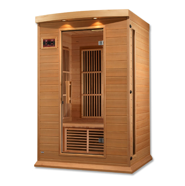 Maxxus 2-Person Low EMF FAR Infrared Sauna | Canadian Hemlock