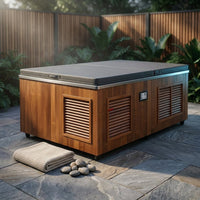 TimberChill Glacier Pro Cedar Cold Plunge — Studio Shot