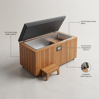 TimberChill Glacier Pro Cedar Cold Plunge — infographic