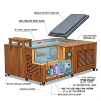 TimberChill Glacier Pro Cedar Cold Plunge — How It Works