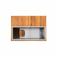 Cedar Cold Plunge Built for Daily Recovery, 304 Stainless Steel Basin, Furniture Grade Cedar Cabinet, Touchscreen